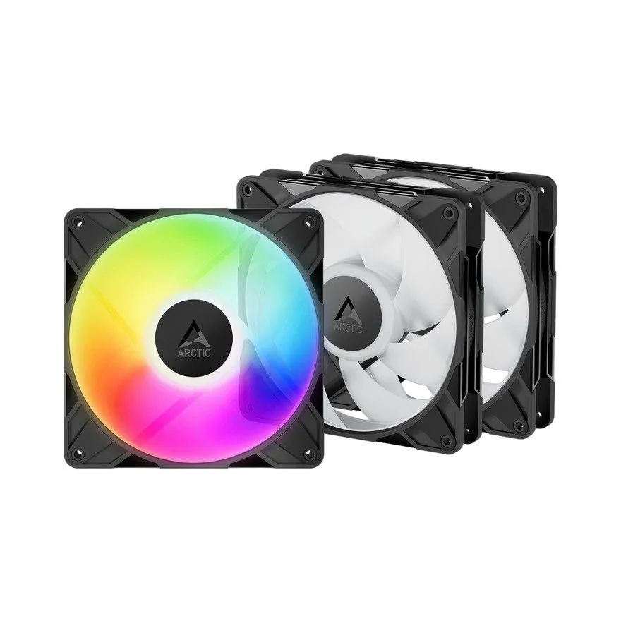 Ventilator Arctic P14 PRO A-RGB 140mm 3-pack Black (ACFAN00320A)