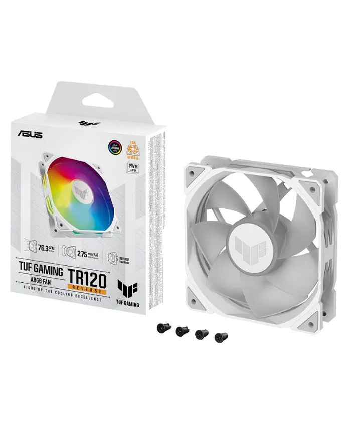 Ventilator ASUS TUF Gaming TR120 ARGB Reverse White
