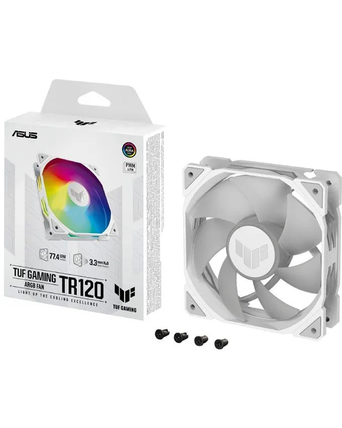 Ventilator ASUS TUF Gaming TR120 ARGB White