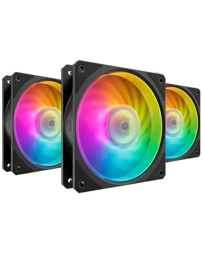 Ventilator Cooler Master Mobius 120P ARGB Black 3-pack kit (MFZ-M2DN-243P2-R1)