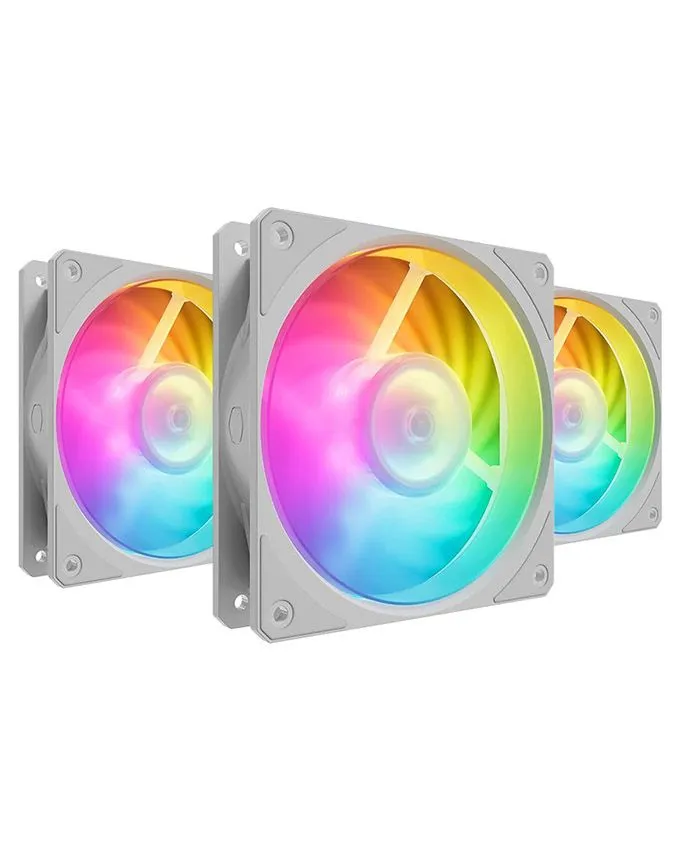 Ventilator Cooler Master Mobius 120P ARGB White 3-pack kit (MFZ-M2DW-243P2-R1)
