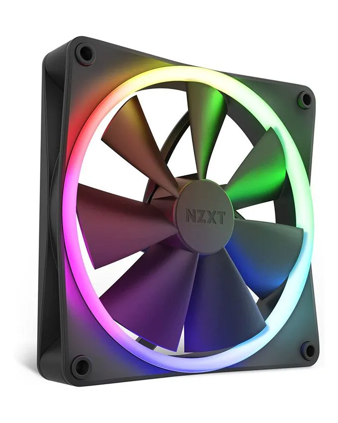 Ventilator NZXT F140 RGB 140mm ventilator Black (RF-R14SF-B1)