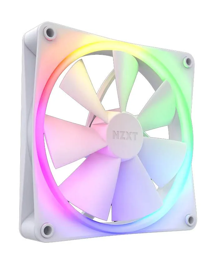 Ventilator NZXT F140 RGB 140mm ventilator White (RF-R14SF-W1)