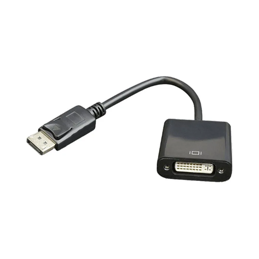 Video adapter Gembird DisplayPort to DVI-I Black