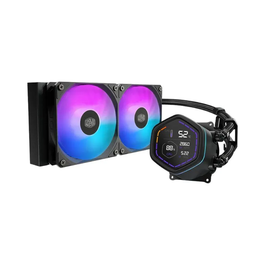 Vodeno hlađenje Cooler Master MasterLiquid Core Nex Digital 240 ARGB (MLX-D24M-A18PA-RD) Black