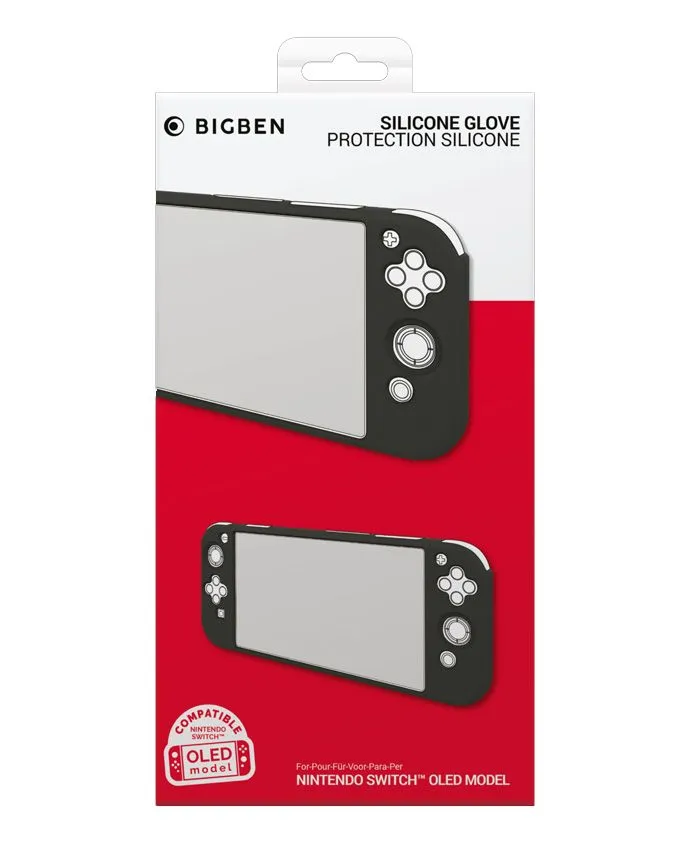 Zaštitna guma Nacon BigBen Silicone Glove - Black Nintendo Switch