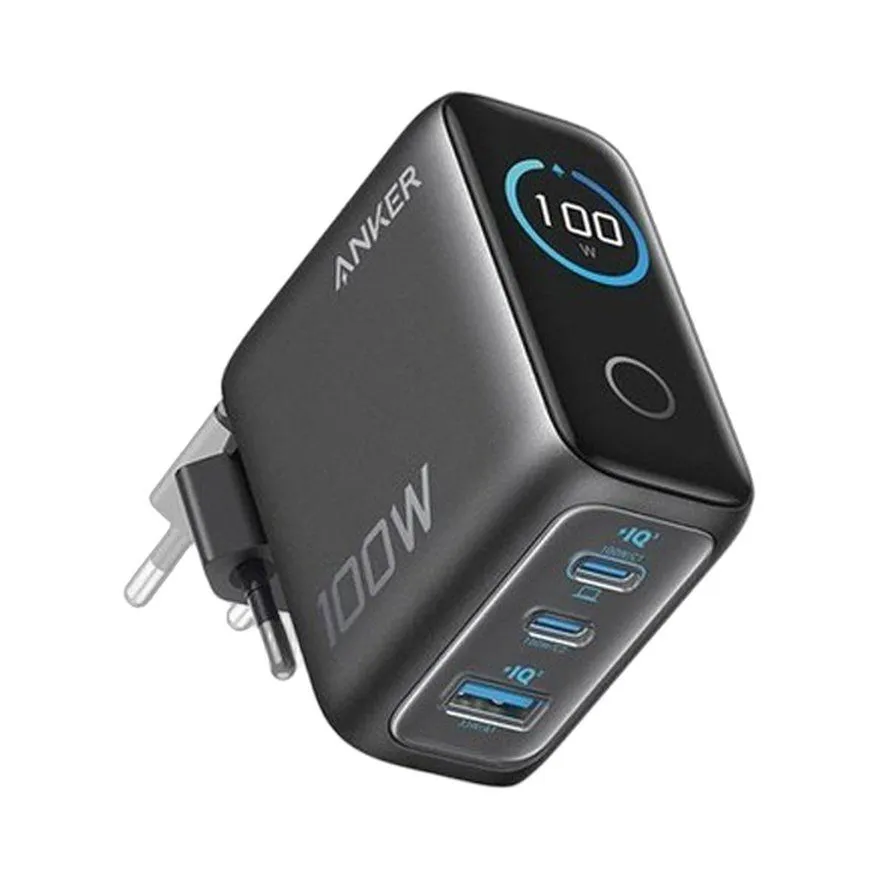 Punjač Anker 100W GaN Dark Gray