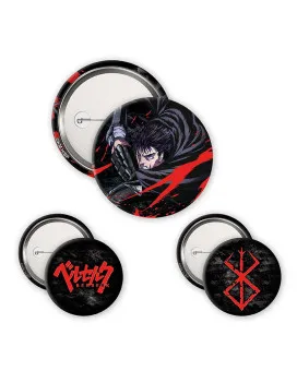 Bedževi AbyStyle - Berserk - Guts - Badge Pack
