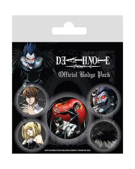 Bedževi Pyramid Death Note - Badge Pack