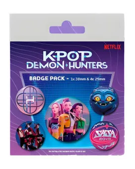 Bedževi Pyramid KPop Demon Hunters - Badge Pack
