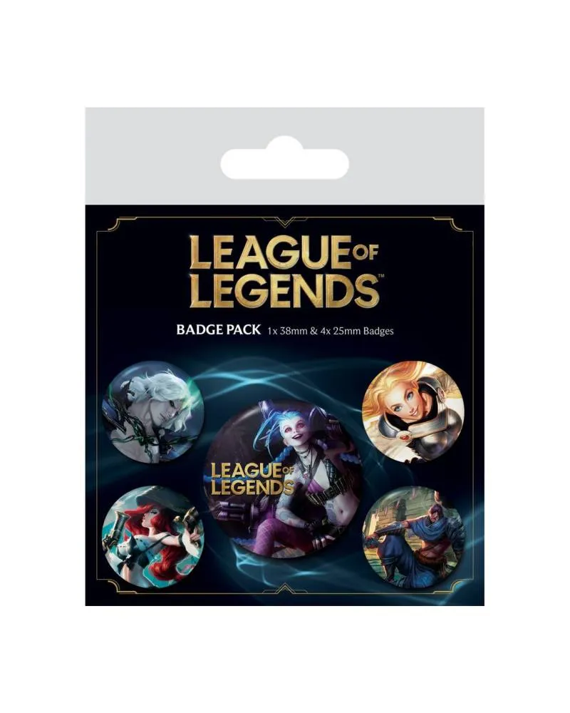 Bedževi Pyramid League Of Legends - Badge Pack