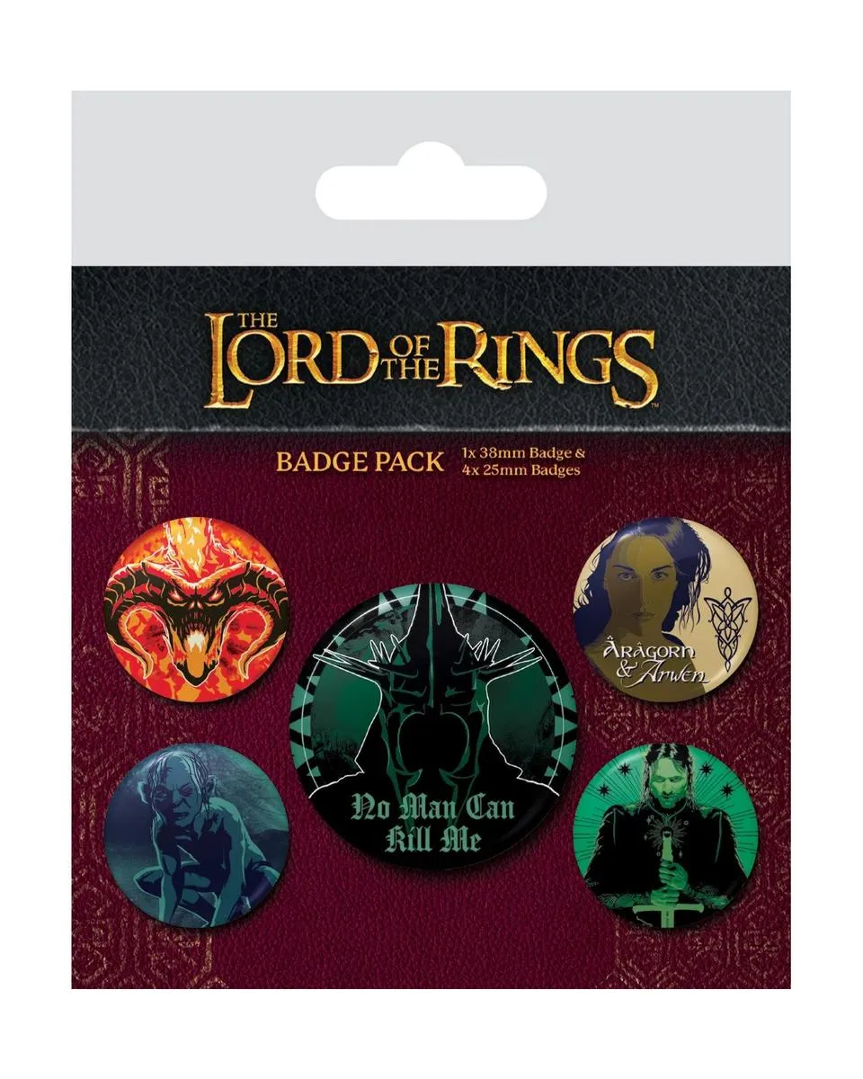 Bedževi Pyramid Lord Of The Rings - Badge Pack
