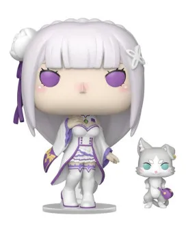 Bobble Figure Anime - Re:Zero POP! - Emilia With Puck #2112