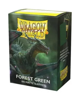 Dragon Shield 100 Standard Sleeves - Forest Green Matte