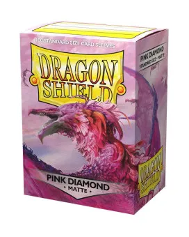 Dragon Shield 100 Standard Sleeves - Pink Diamond Matte