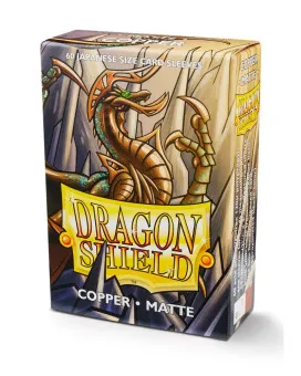 Dragon Shield 60 Japanese Size Sleeves - Copper Matte