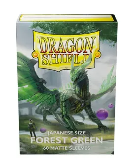 Dragon Shield 60 Japanese Size Sleeves - Forest Green Matte