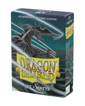 Dragon Shield 60 Japanese Size Sleeves - Jet Matte