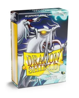 Dragon Shield 60 Japanese Size Sleeves - White Matte
