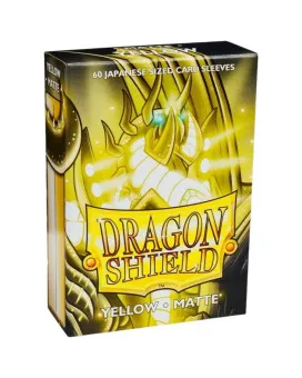 Dragon Shield 60 Japanese Size Sleeves - Yellow Matte