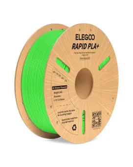 Filament Elegoo Rapid PLA+ 1kg - Green- Paper Plate