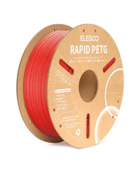 Filament Elegoo Rapid PLA+ 1kg - Red - Paper Plate