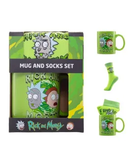 Gift Set Pyramid - Rick &amp; Morty - Portal - Šolja &amp; Čarape