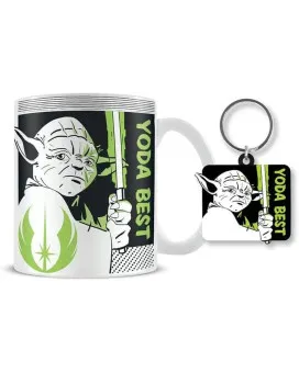 Gift Set Pyramid - Star Wars - Yoda Best - Šolja & Privezak