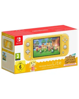 Konzola Nintendo Switch Lite - Yellow + Animal Crossing