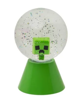 Lampa Paladone Minecraft Snow Globe LED Glitter Ball