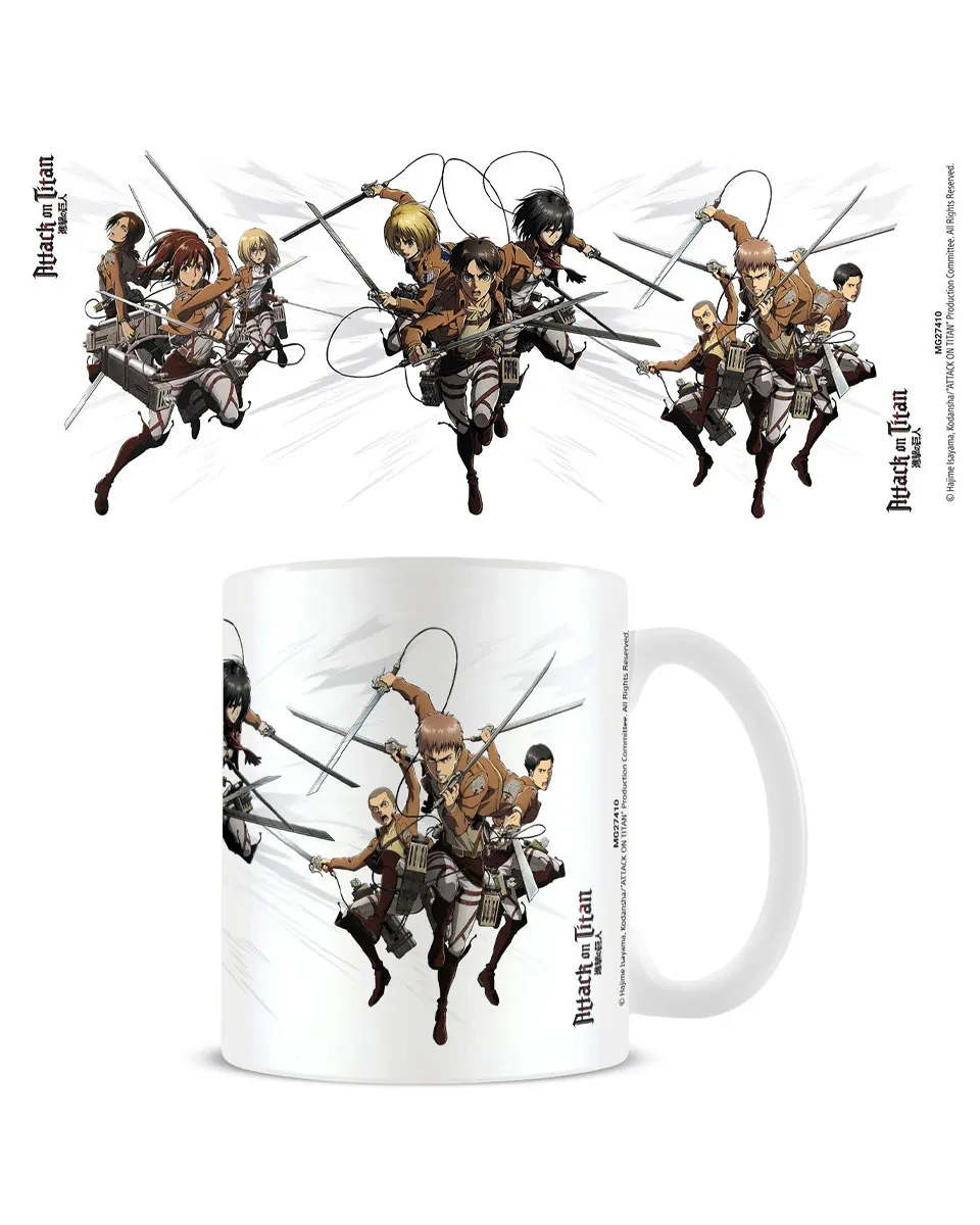 Šolja Pyramid - Attack On Titan - Characters Mug