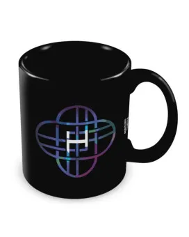 Šolja Pyramid - KPop Demon Hunters - Huntrix Logo Black Mug