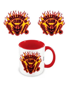 Šolja Pyramid - Stranger Things - Hellfire Club Inner Coloured Mug