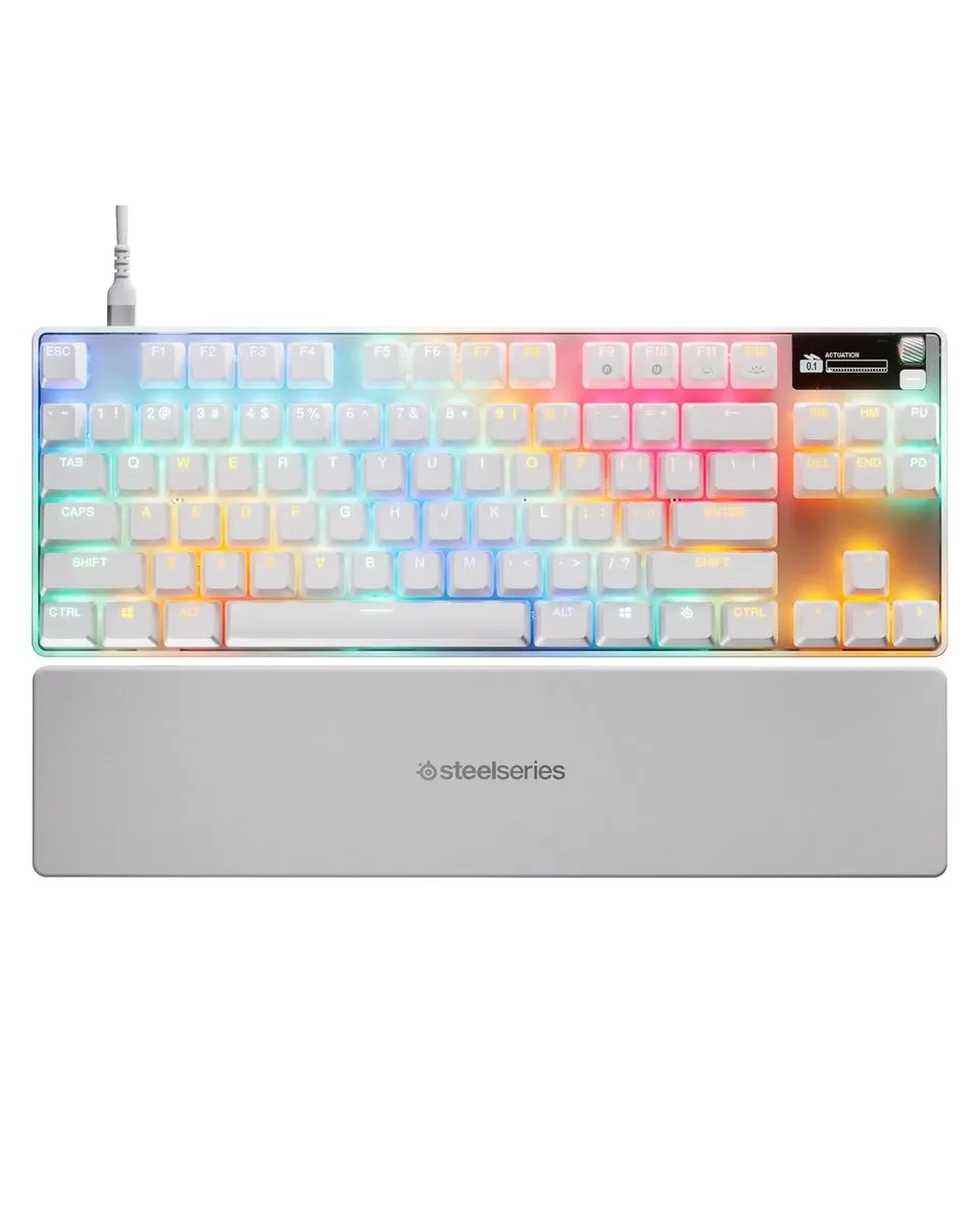 Tastatura Steelseries APEX PRO TKL Gen 3 - White HyperMagnetic