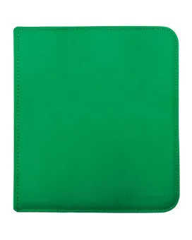 Ultra Pro 12 Pocket Zippered Pro Binder - Green Vivid