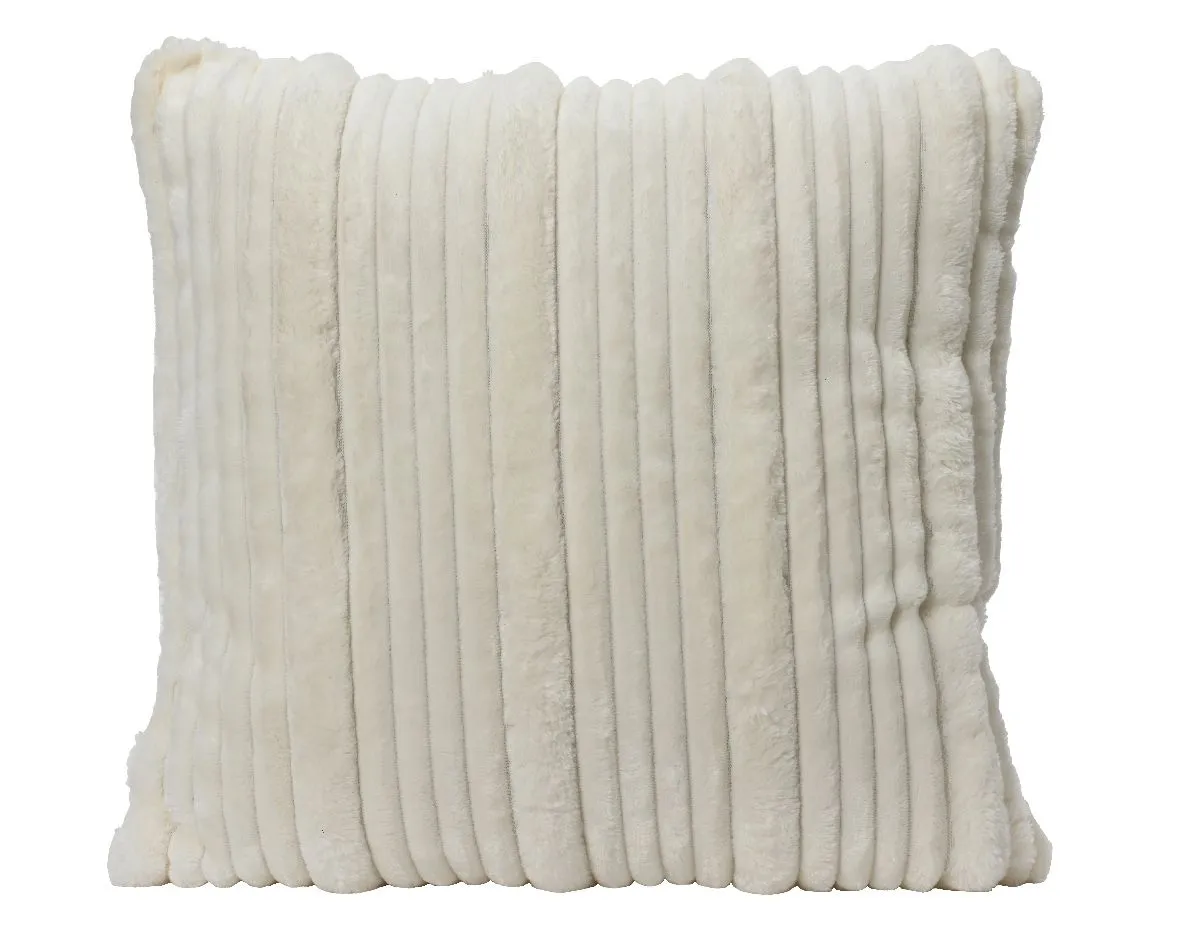 Jastuk - poliester beli - 45x45x10 cm