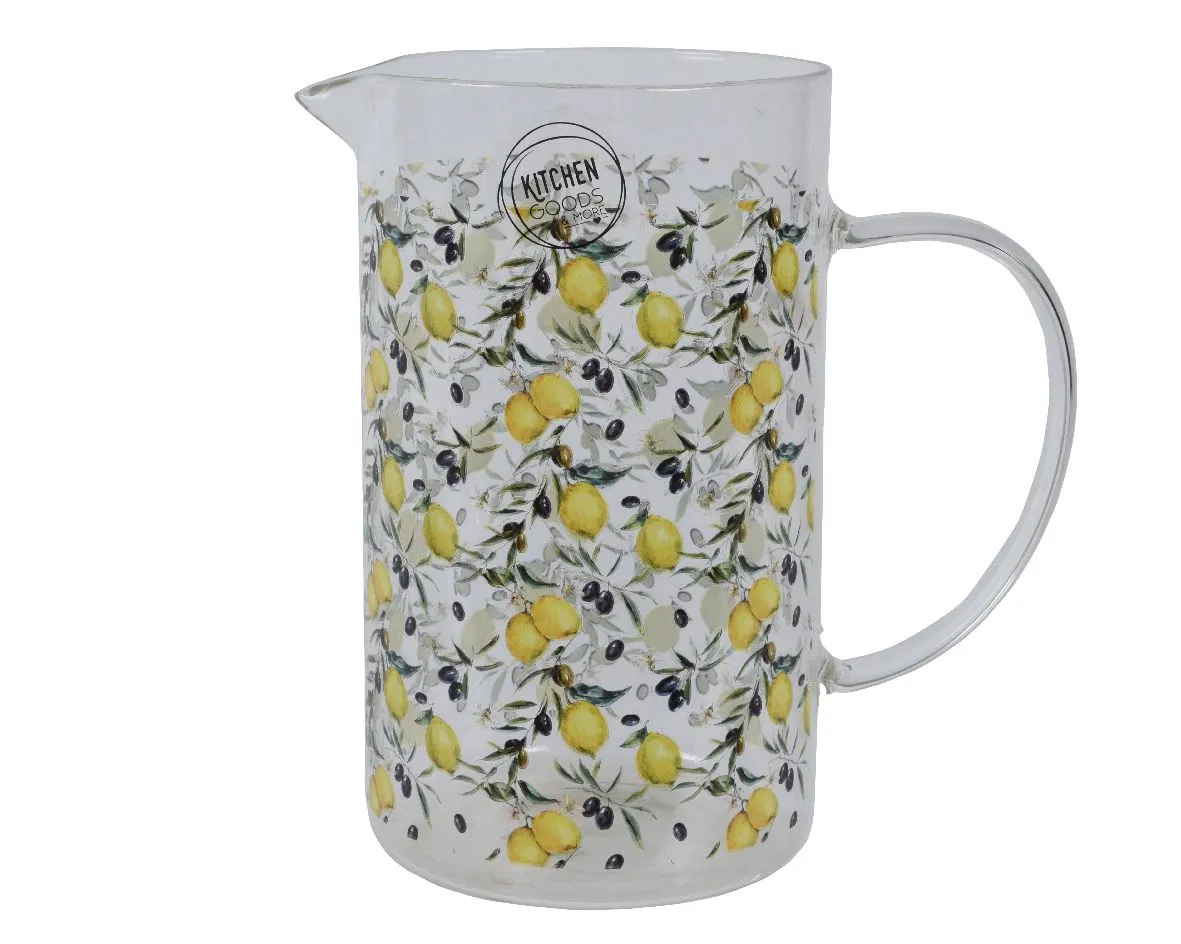 Stakleni bokal - Lemon design