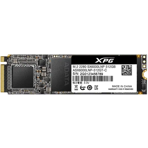 ADATA SSD SX6000 Lite serija - ASX6000LNP-512GT-C