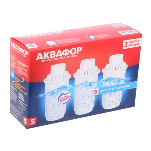 AKVAFOR Uložak filtera za bokale V100-5 3 kom