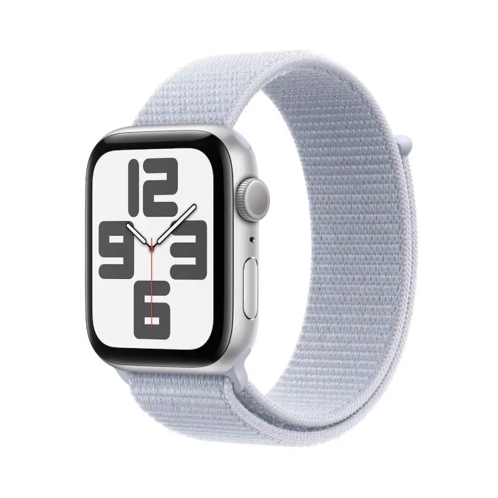 APPLE Watch SE (2024) 44 mm GPS Aluminium Silver Blue Cloud Sport Loop MXET3QV/A Pametni sat