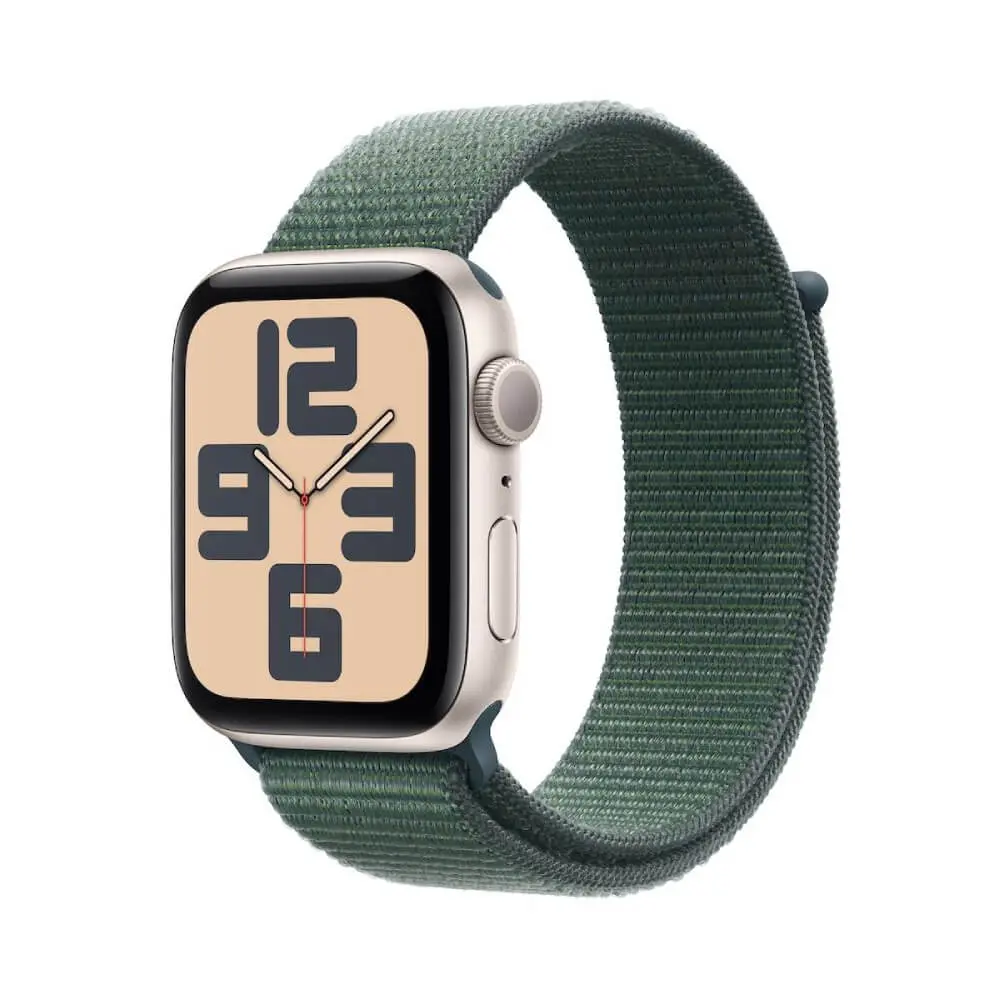 APPLE Watch SE (2024) 44 mm GPS Aluminium Starlight Lake Green Sport Loop MXEW3QV/A Pametni sat