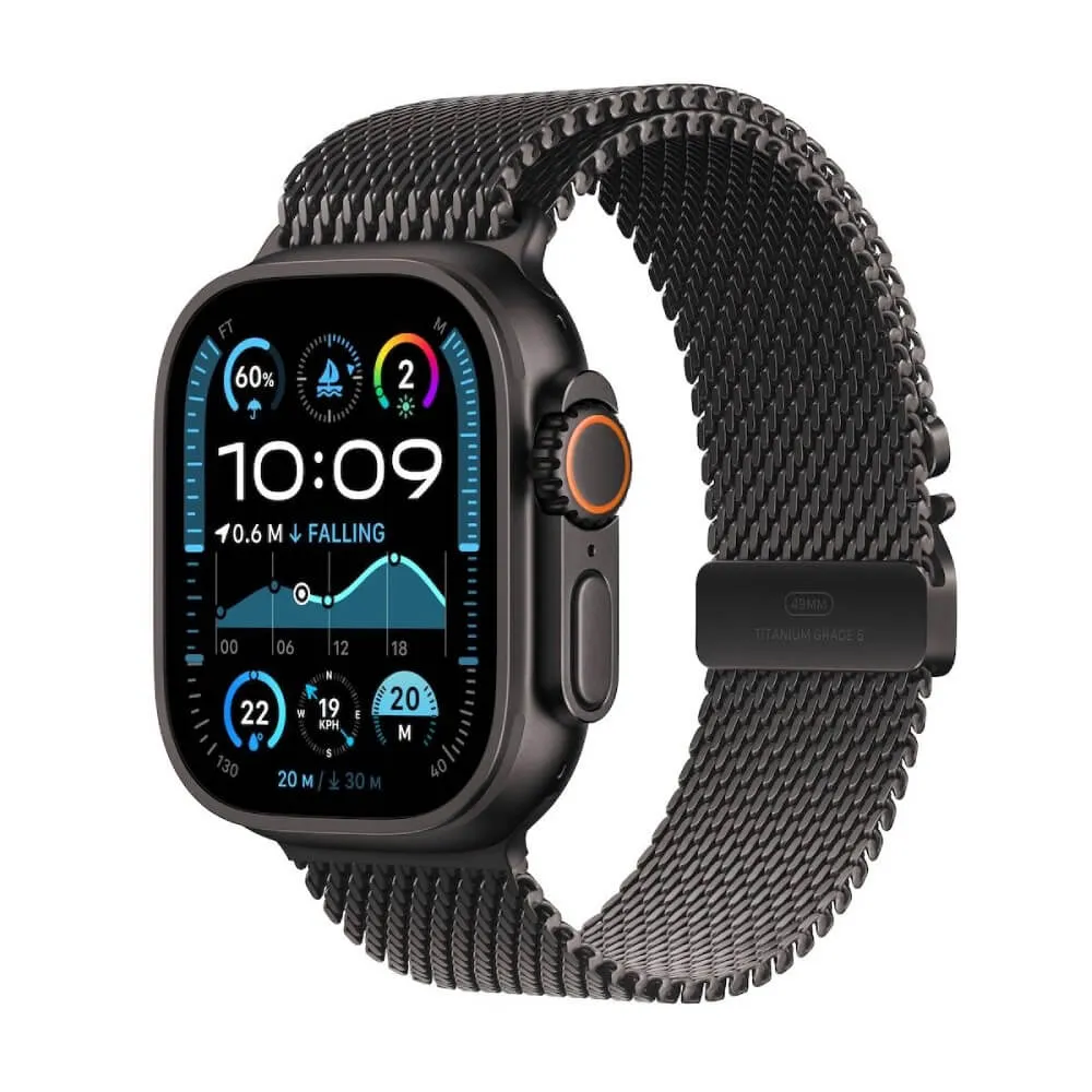 APPLE Watch Ultra 2 (2024) 49 mm GPS i Cellular Black Titanium Black Milanese Loop L MX5V3SE/A Pametni sat