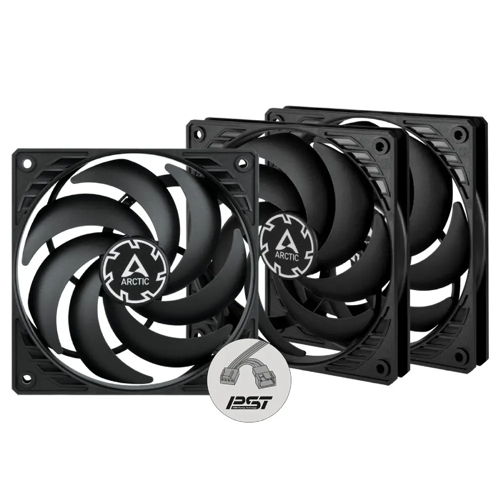 ARCTIC P12 Slim PWM PST 3-pack ACFAN00275A Ventilator