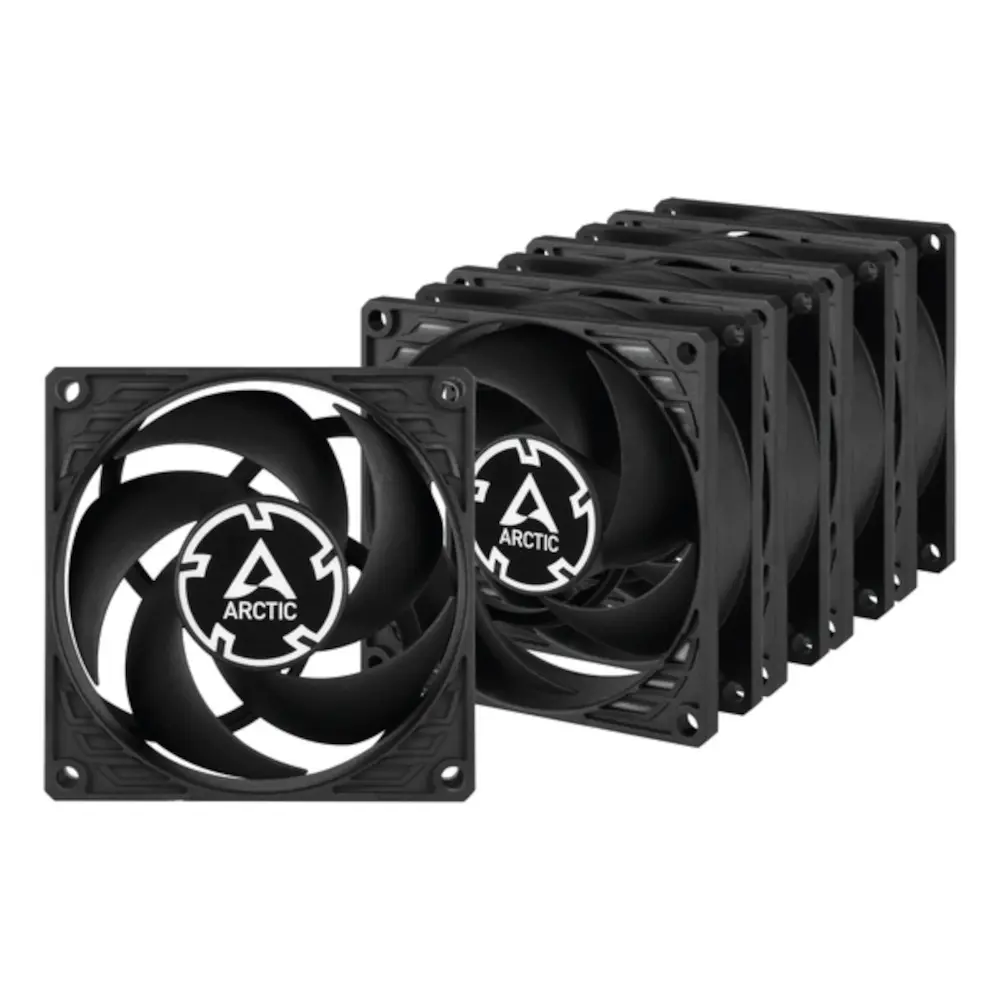 ARCTIC P8 PWM PST ACFAN00154A Black 5u1 Ventilator