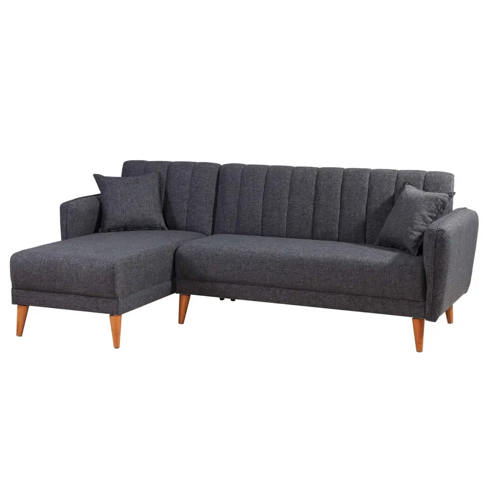 ASIR GROUP Aqua Corner Left Dark Grey Ugaona garnitura