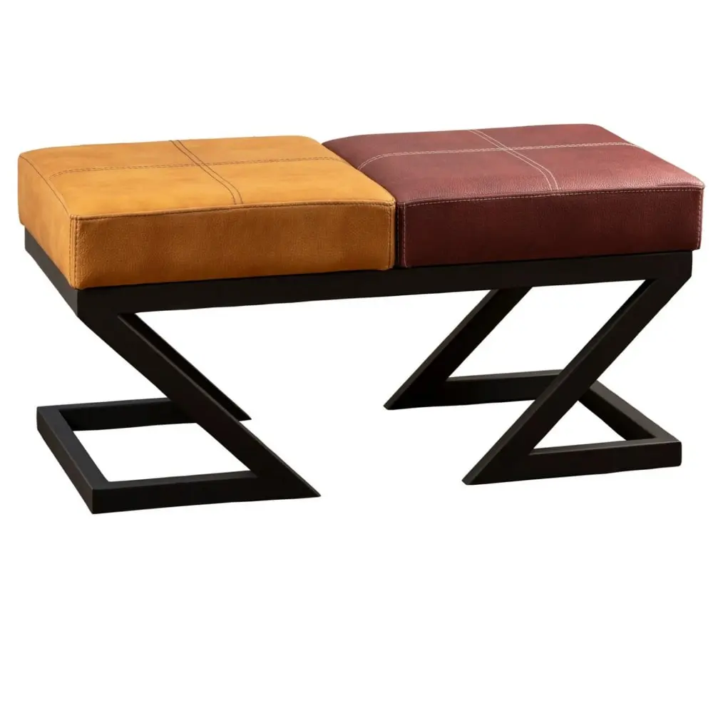 ASIR GROUP Brda Mustard, Claret Red Tabure