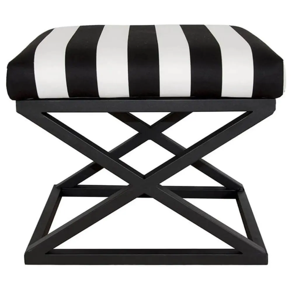 ASIR GROUP Capraz Black, White Tabure