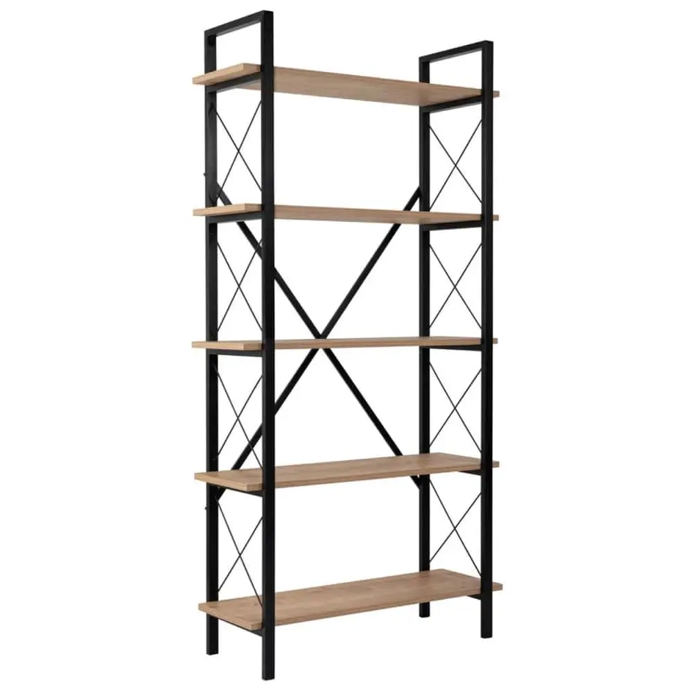 ASIR GROUP Elysian Oak Black Polica za knjige