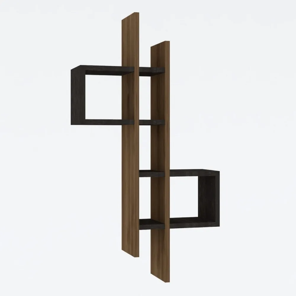 ASIR GROUP Emse Oak Anthracite Zidna polica
