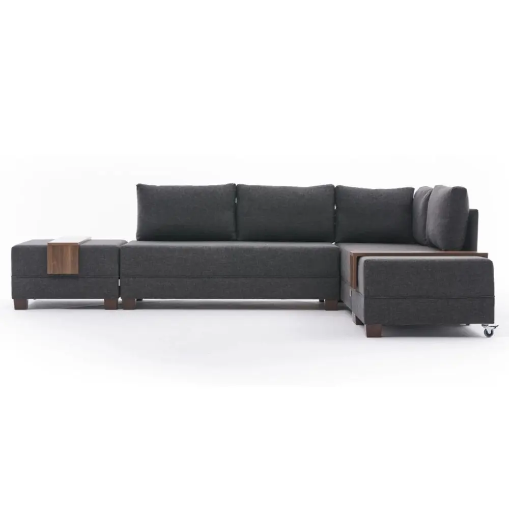 ASIR GROUP Fly Right Anthracite Ugaona garnitura